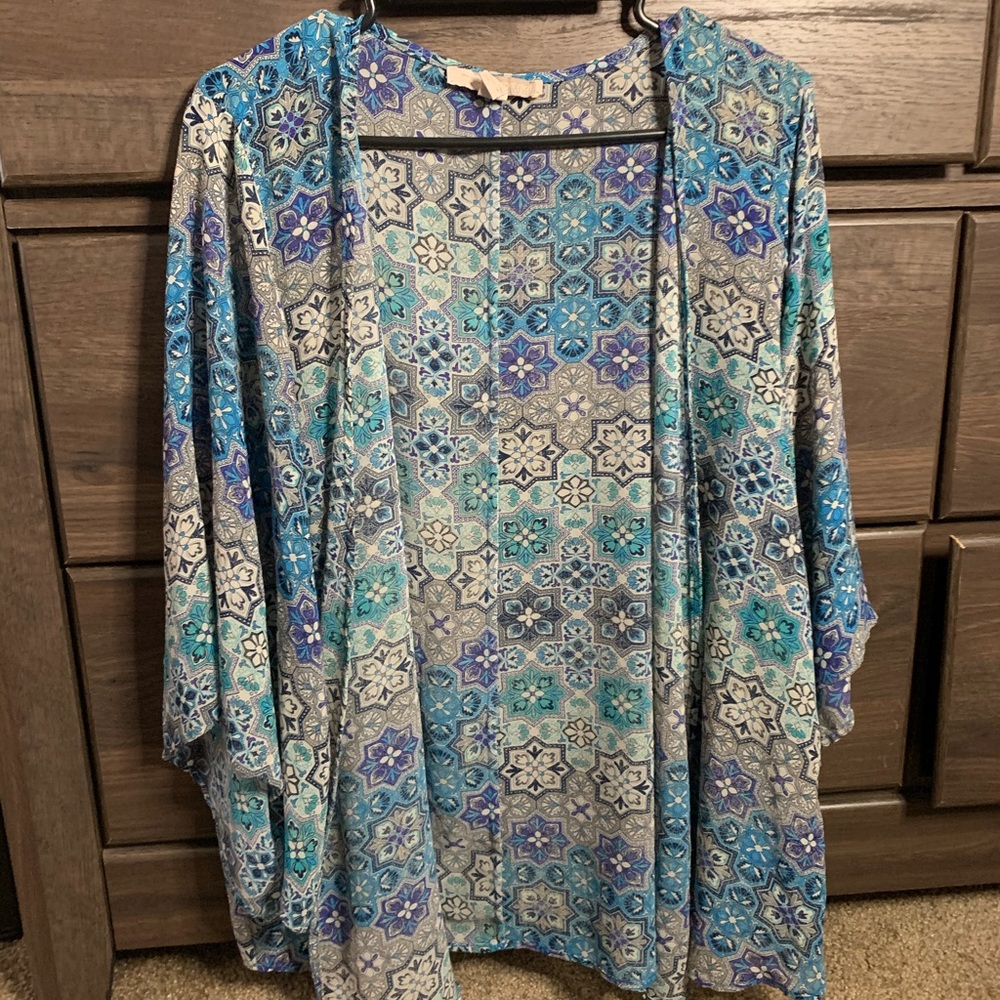 Blue kimono